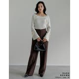 [低身長 高身長サイズ有][セレモニー オケージョン]カットツイルハイウエストジ… | Re:EDIT | 詳細画像32 