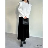 [UVカット][接触冷感]ラッフルショルダーロングスリーブＴシャツ | Re:EDIT | 詳細画像6 