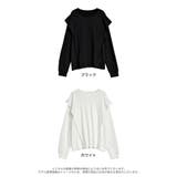 [UVカット][接触冷感]ラッフルショルダーロングスリーブＴシャツ | Re:EDIT | 詳細画像18 