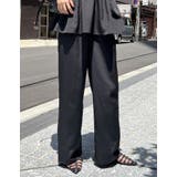 [低身長/高身長サイズ有]フロッキードットカットクレープパンツ | Re:EDIT | 詳細画像9 