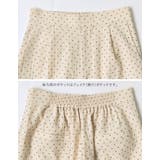 [低身長/高身長サイズ有]フロッキードットカットクレープパンツ | Re:EDIT | 詳細画像24 