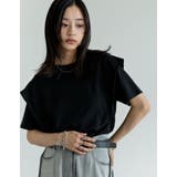 天竺ラッフルショルダーTシャツ | Re:EDIT | 詳細画像15
