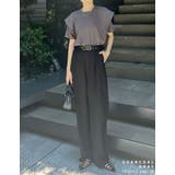 天竺ラッフルショルダーTシャツ | Re:EDIT | 詳細画像23
