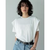 天竺ラッフルショルダーTシャツ | Re:EDIT | 詳細画像29