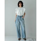 天竺ラッフルショルダーTシャツ | Re:EDIT | 詳細画像31