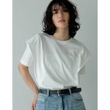 天竺ラッフルショルダーTシャツ | Re:EDIT | 詳細画像32