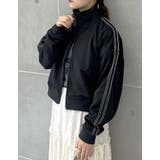 [丈が選べる]チェーンステッチライントラックジャケット | Re:EDIT | 詳細画像7 