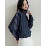 [丈が選べる]チェーンステッチライントラックジャケット | Re:EDIT | 詳細画像9 