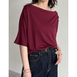 2WAYカットワンショルドレープトップス | Re:EDIT | 詳細画像6 