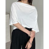 2WAYカットワンショルドレープトップス | Re:EDIT | 詳細画像27 