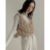 ループフリンジニットベスト | Re:EDIT | 詳細画像14 