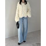 ボリュームスリーブループフリンジニットカーディガン | Re:EDIT | 詳細画像6 