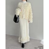 ボリュームスリーブループフリンジニットカーディガン | Re:EDIT | 詳細画像22 