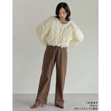 ボリュームスリーブループフリンジニットカーディガン | Re:EDIT | 詳細画像28 