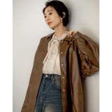 ミドル丈フェイクレザージャケット | Re:EDIT | 詳細画像5