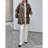 ミドル丈フェイクレザージャケット | Re:EDIT | 詳細画像10