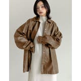 ミドル丈フェイクレザージャケット | Re:EDIT | 詳細画像31