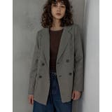 ガンクラブチェック(902) | チェック柄or無地ダブルテーラードジャケット | Re:EDIT