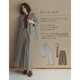 チェック柄or無地ダブルテーラードジャケット | Re:EDIT | 詳細画像11