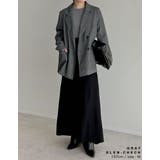 チェック柄or無地ダブルテーラードジャケット | Re:EDIT | 詳細画像23