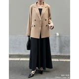 チェック柄or無地ダブルテーラードジャケット | Re:EDIT | 詳細画像37