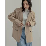 チェック柄or無地ダブルテーラードジャケット | Re:EDIT | 詳細画像39