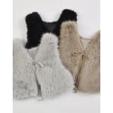 前後2WAYフェイクファーベスト | Re:EDIT | 詳細画像2