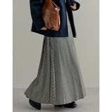 [低身長サイズ有]チェック柄プリーツスカート | Re:EDIT | 詳細画像5 