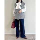 [入卒式 セレモニー]フリンジツイードベスト | Re:EDIT | 詳細画像14 