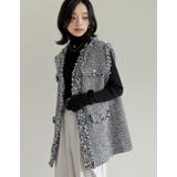 [入卒式 セレモニー]フリンジツイードベスト | Re:EDIT | 詳細画像16 