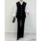 [入卒式 セレモニー]フリンジツイードベスト | Re:EDIT | 詳細画像6 