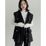 [入卒式 セレモニー]フリンジツイードベスト | Re:EDIT | 詳細画像21 