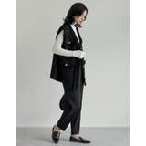 [入卒式 セレモニー]フリンジツイードベスト | Re:EDIT | 詳細画像24 