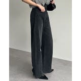 [低身長/高身長サイズ有]メタルストーンバレルレッグデニムパンツ | Re:EDIT | 詳細画像16 