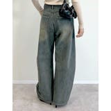 [低身長/高身長サイズ有]メタルストーンバレルレッグデニムパンツ | Re:EDIT | 詳細画像27 