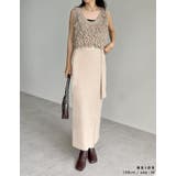 [低身長サイズ有]ラップデザインリブニットスカート | Re:EDIT | 詳細画像16 