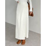 [低身長サイズ有]ラップデザインリブニットスカート | Re:EDIT | 詳細画像5 