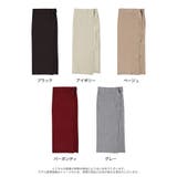 [低身長サイズ有]ラップデザインリブニットスカート | Re:EDIT | 詳細画像18 
