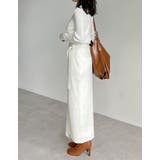 [低身長サイズ有]ラップデザインリブニットスカート | Re:EDIT | 詳細画像27 