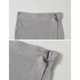 [低身長サイズ有]ラップデザインリブニットスカート | Re:EDIT | 詳細画像32 