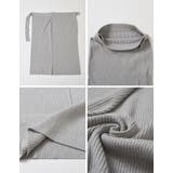 [低身長サイズ有]ラップデザインリブニットスカート | Re:EDIT | 詳細画像33 