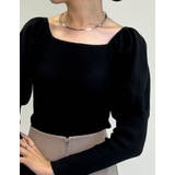 2WAYパフスリーブオフショルニットトップス | Re:EDIT | 詳細画像27 