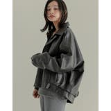 フェイクレザージップブルゾン | Re:EDIT | 詳細画像26