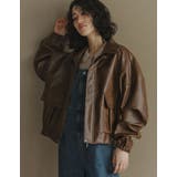 フェイクレザージップブルゾン | Re:EDIT | 詳細画像30