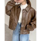 フェイクレザージップブルゾン | Re:EDIT | 詳細画像32