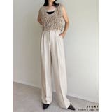 [低身長 高身長サイズ有][入卒式 セレモニー]微起毛ツイルダブルタックルーズパ… | Re:EDIT | 詳細画像23 