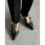 [大きいサイズ有]細ベルトポインテッドトゥミュール | Re:EDIT | 詳細画像11 