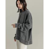 スムースダンボールステッチプルオーバー | Re:EDIT | 詳細画像3