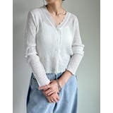 シアースラブリブニットカーディガン | Re:EDIT | 詳細画像35