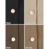 マルチウェイフェイクウールポンチョ風金ボタンミドルコート | Re:EDIT | 詳細画像19